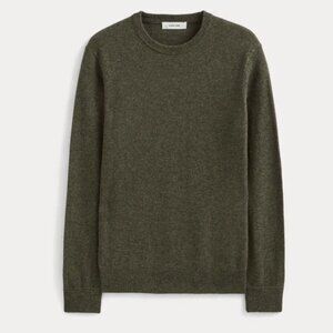 Everlane Cashmere Crew Heathered Army Green M